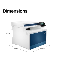Alternative view of HP Color LaserJet Pro MFP 4301fdw Wireless All-in-One Color Laser Printer, Scanner, Copier, Fax, Best-for-Office