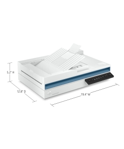 Alternative view of HP ScanJet Pro 2600 f1, White, Fast 2-Sided Scanning and Auto Document Feeder (20G05A)
