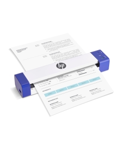 HP PS150 Portable Document Scanner | Compact, Portable, Wireless Digital Scanner with Duplex Mode for Home & Office | Rechargeable, USB & Wi-Fi Direct, Compatible with Mac & Windows PC and Laptop