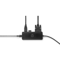 HP USB-C® Travel Hub G2 - Multi Port Dongle for Charging, Accessories, and Connecting an Extra Display - HDMI, VGA, and Two USB-A 3.0 Ports - Scalable Power with 45W, 65W, or 90W Adapter