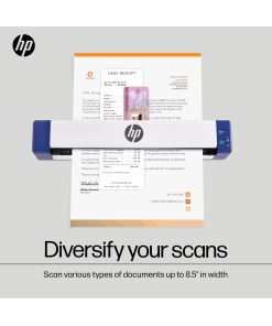 Alternative view of HP PS100W Portable Document Scanner | Compact, Portable, Wireless, 1-Sided Simplex Digital Scanner for Home & Office | Rechargeable, USB & Wi-Fi Direct, Compatible with Mac & Windows PC and Laptop